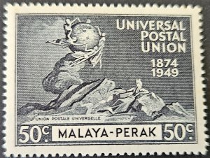 Malaya Perak 1949 SG127 MNH 75th anniversary of UPU