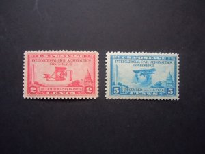 #649 650 2c & 5c Aeronautic Issues MNH OG VF #4 Includes New Mounts