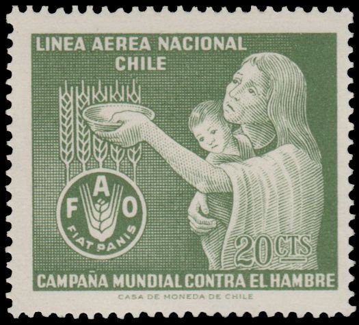 CHILE STAMP YEAR 1963. SCOTT # C248. MINT