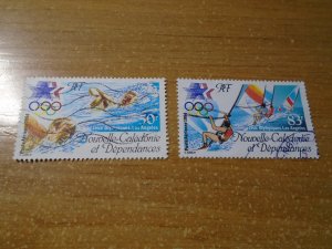 New Caledonia  #  C197-98  used