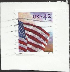 P.N.C. V1111 # 4242 USED FLAG AT DAWN