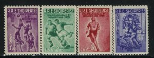 Albania MNH Sc 544-47 Mi 578-81 Value 10 Eu Sports