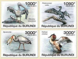 BURUNDI 2011 - Birds M/S. Official issues.