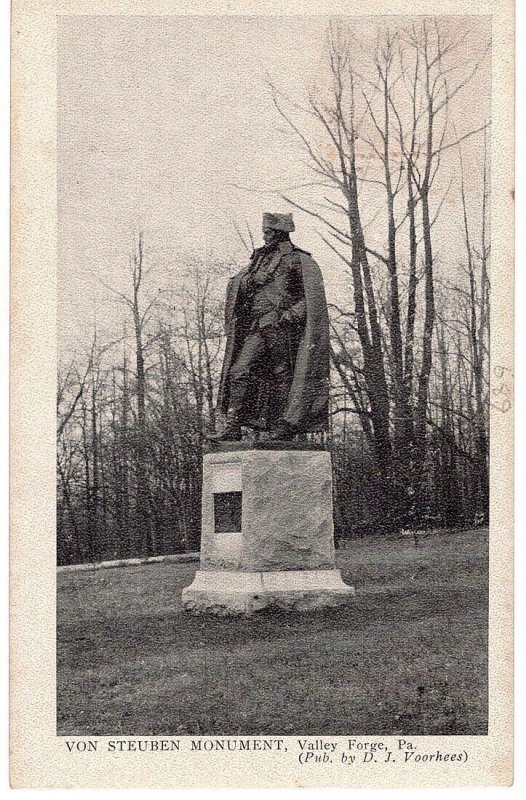 #689 2c Von Steuben VOORHEES POSTCARD VALLEY FORGE Hand Cancelled FDC-L@@K!