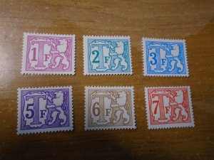 Belgium  # J62-67   MNH