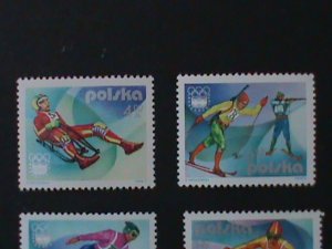 ​POLAND-SC#2137-42 12TH WINTER OLYMPIC GAMES-INNSBRUCK-MNH VF COMPLETE SET