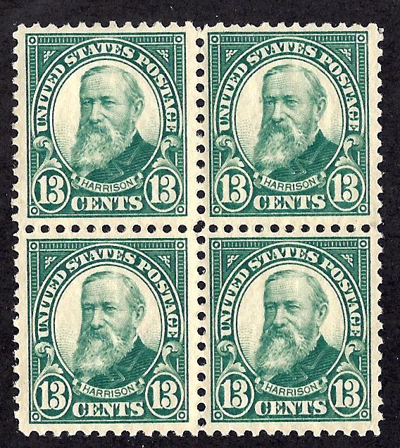 622 Mint,OG,NH... Block of 4... SCV $76.00