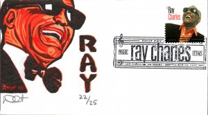 #4807 Ray Charles Curtis FDC