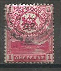 CAPE OF GOODHOPE, 1900, used 1p, Table Mountain, Scott 62