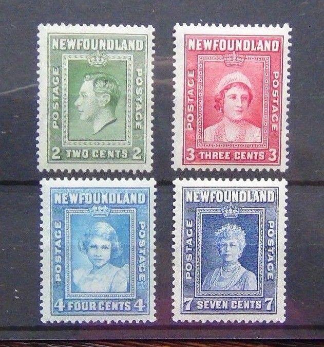 Newfoundland 1938 set complete to 7c LMM SG268 - SG271  