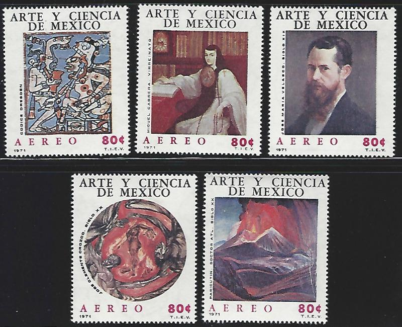 Mexico #C380-C384 MNH Full Set of 5