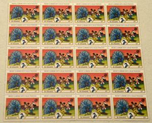 5 St. Vincent Disney Topical Animation Stamps Postage Blocks Sheets MINT NH 