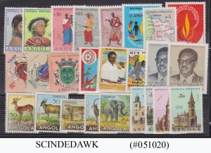 ANGOLA - SELECTED STAMPS MOSTLY SETS 25V - MINT NH