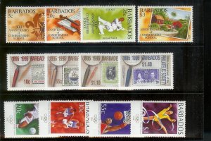 BARBADOS (42) Mint Never Hinged Sets - All Different - Nearly all complete