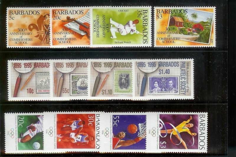 BARBADOS (42) Mint Never Hinged Sets - All Different - Nearly all complete