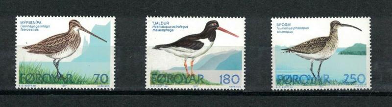 Faroe Islands 28 - 30 - Birds. Set Of 3. MNH. OG.   #02 FAROE28s3