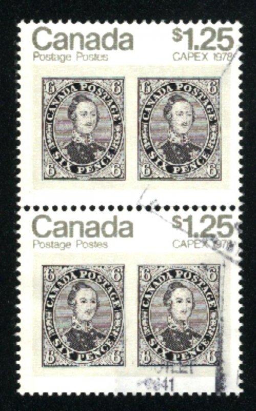 Canada 756   Pair  used  1978 PD