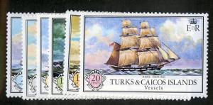 TURKS & CAICOS 280-285 MH SCV $1.65 BIN $0.75 SHIP
