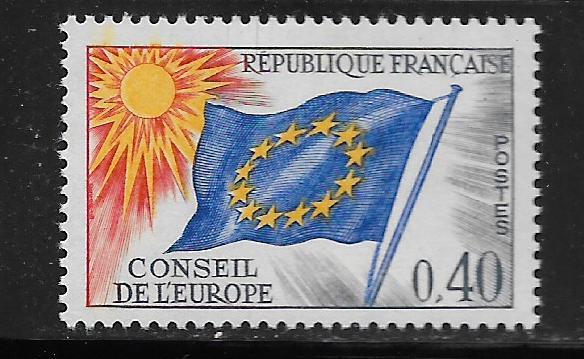 FRANCE, 1O12, MNH, FLAG TYPE