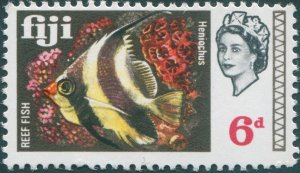 Fiji 1968 6d Pennant Coralfish SG376 MNH