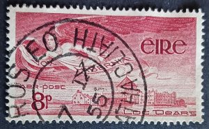 1954 Ireland C4 Eire 8p Angel Victor over Lough Derg Landscape Air Series Used