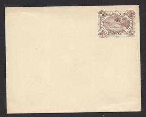 SEYCHELLES 1895 30c Brown TORTOISE / PALM TREE Postal Stationery Envelope Unused