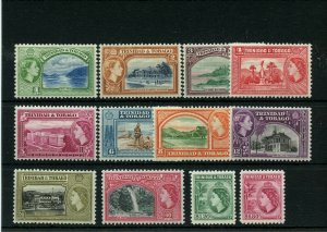 TRINIDAD & TOBAGO #72 - #81 + 82a & 83a * mint hinged Cat Value $47 - stamps
