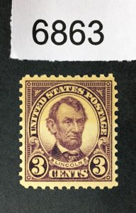 US STAMPS # 555 MINT OG NH CV. $28 LOT #6863