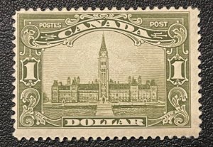 1929 George V,Parliament Building, 1 Dollar,gum missing in corner as seen,MNH,VF