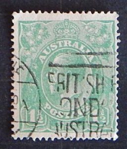 King George V, 11/2p, Australia, 1923 (1962-T)