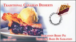 CA19-030, 2019, Traditional Canadian Desserts, Pictorial Postmark, First Day Cov