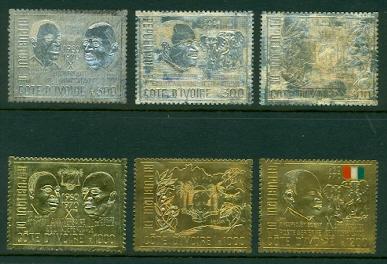 Ivory Coast #299A-299F  Mint VF H  Scott $180.00