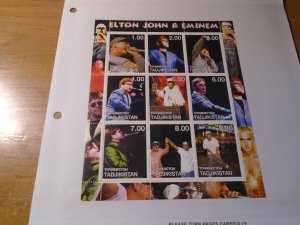 Tajikistan   Unlisted  MNH Elton John