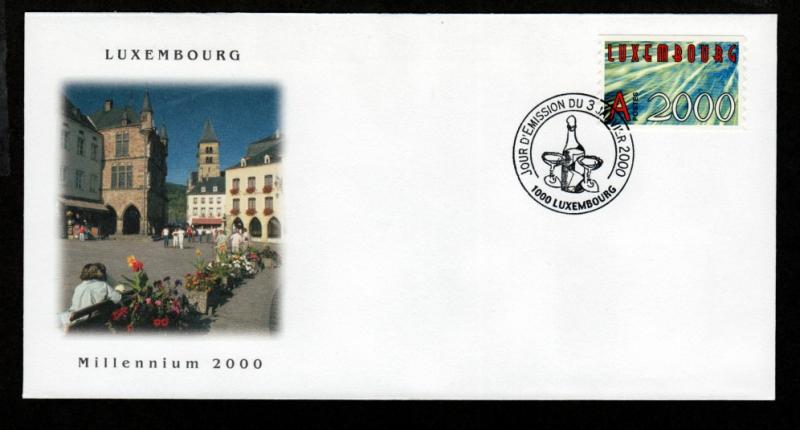 Luxembourg 2000 Millennium 2000 FDC!