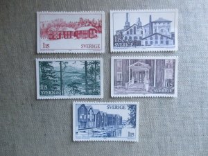 Sweden, Scott# 1326-1330, MNH
