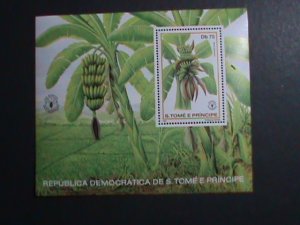 ST.THOMAS-1981 SC# 643 WORLD FOOD DAY-BANANAS  MNH S/S SHEET VF CAV.$7