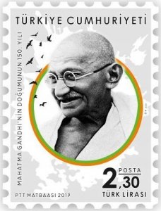 Turkey 2019 MNH Stamp Mahatma Gandhi 150th Anniversary of Birth