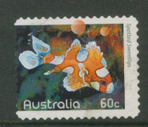 Australia SG 3417  Perf 11  Spotted Sweetlips fish