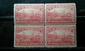 US #372 MNH block e193.3753