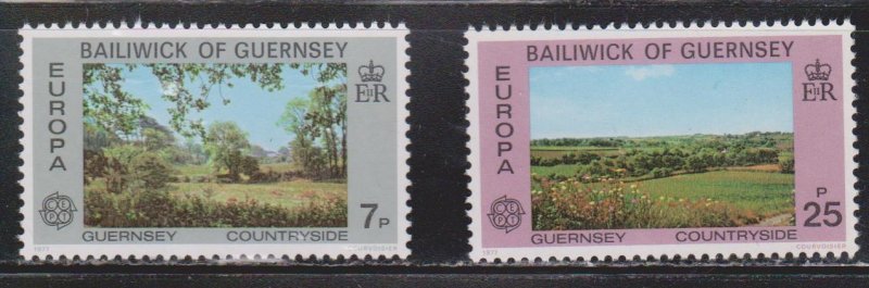 GUERNSEY Scott # 147-8 MNH - Counrtyside Scenes