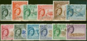 Somaliland 1953-58 set of 12 SG137-148 V.F.U