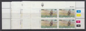 South West Africa, Scott 528-531, MNH blocks of four