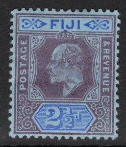 FIJI SG107 1903 2½d DULL PURPLE & BLUE MTD MINT