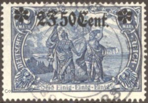 Germany WWI France Belgium Etappengebiet West Occ Mi12A Perf 26:17Used 102180