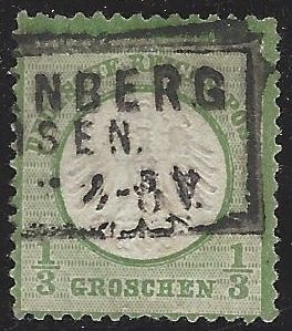 Germany Scott 2 used Avg/F (cat ~$27.50)