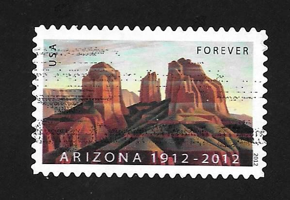 SC# 4627 - (45c) - Arizona Statehood - Used Off Paper