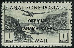 Canal Zone CO7 $1.00 Black used