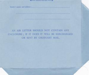 GB 1957 46th Parliamentary Conference Air Letter 6d Unused VGC