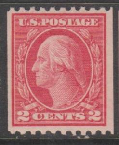 U.S. Scott #450 Coil Washington Stamp - Mint NH Single