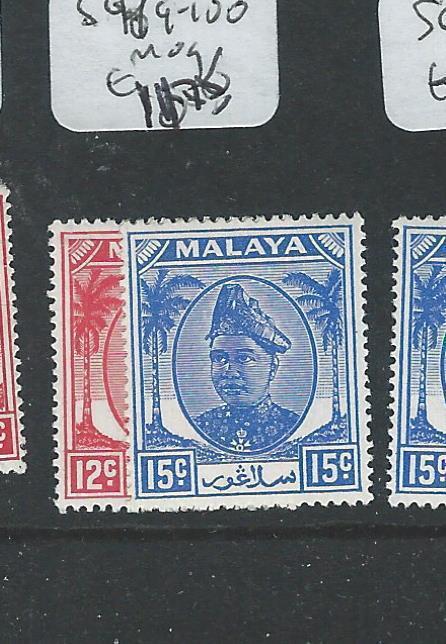 MALAYA SELANGOR (P1208B) SG99-100    MOG